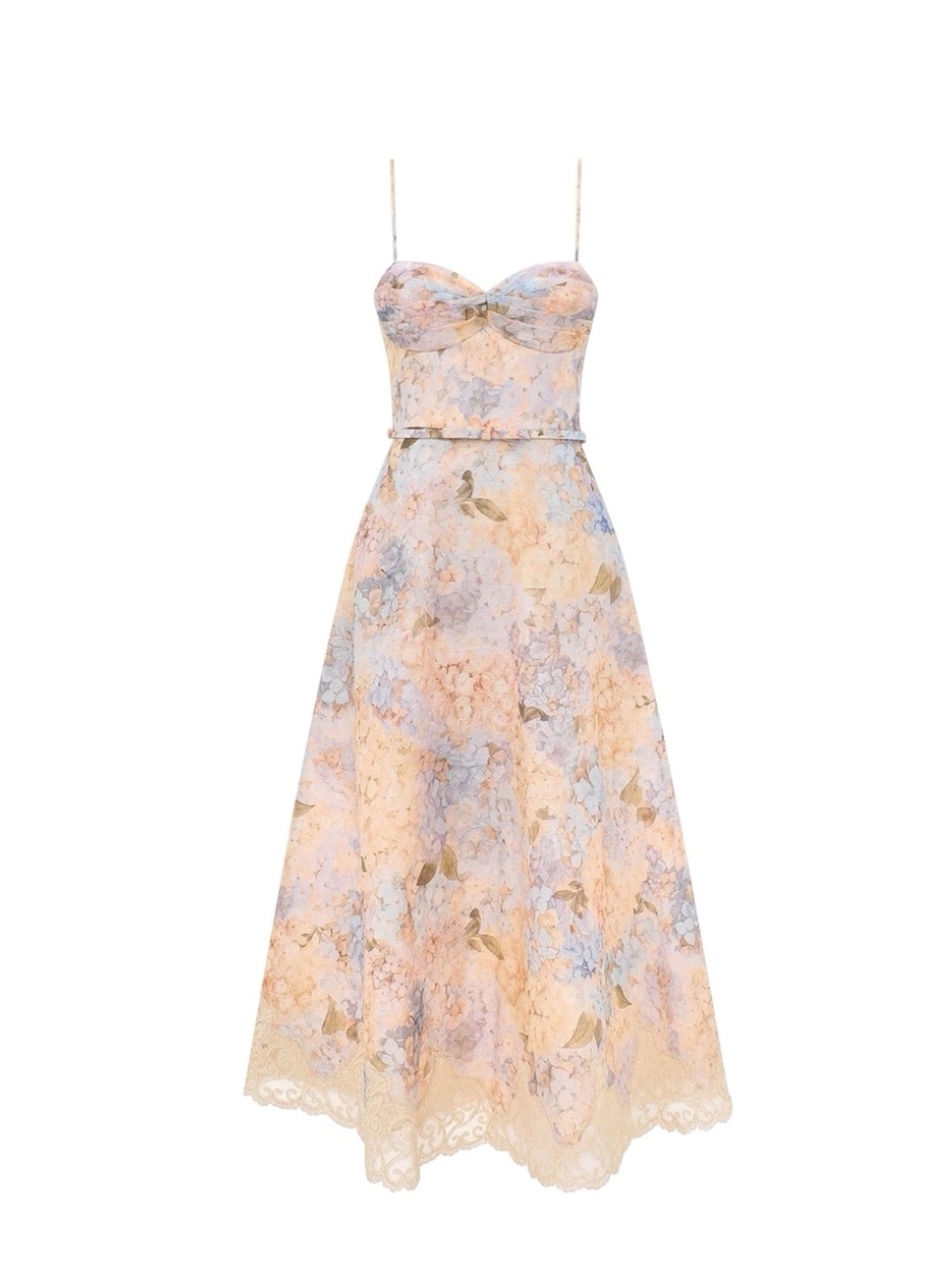 Zimmerman Valiant Tucked Midi Dress Size0